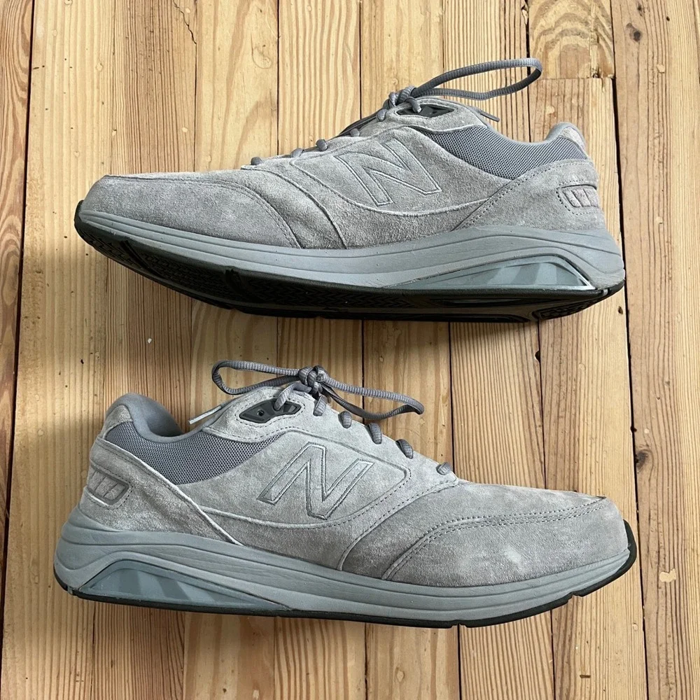 New Balance 928v2 Men Size 14 D Grey Suede Walking Shoe ROLLBAR USA Made comfort